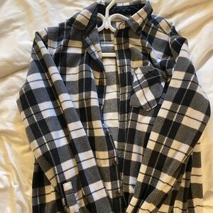 Plaid soft jacjey